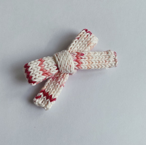 Puffy Hand Knitted Bow