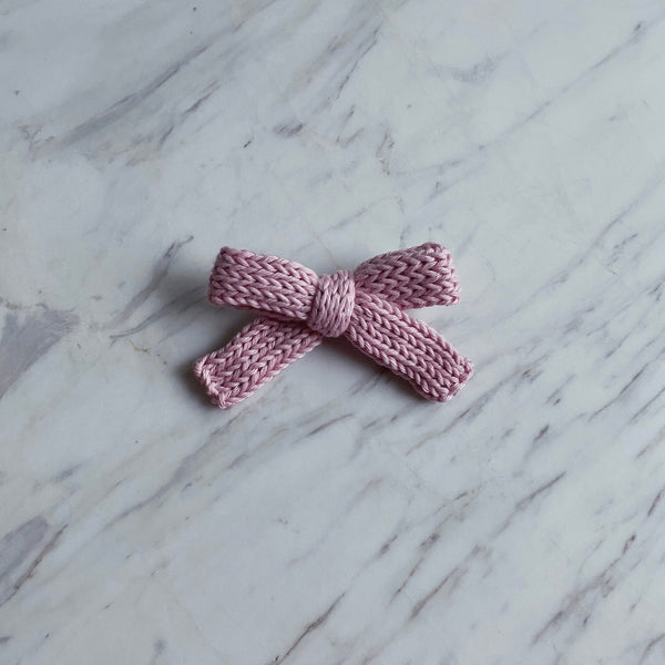 Puffy Hand Knitted Bow