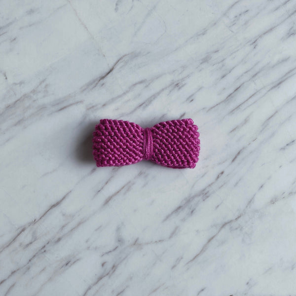 Hand Knitted Baby Bow