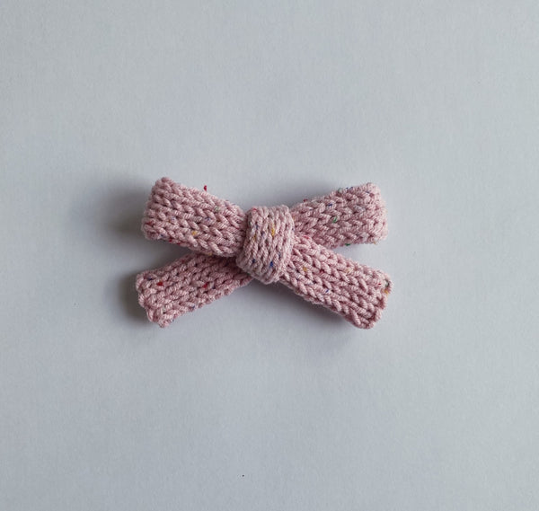 Puffy Hand Knitted Bow