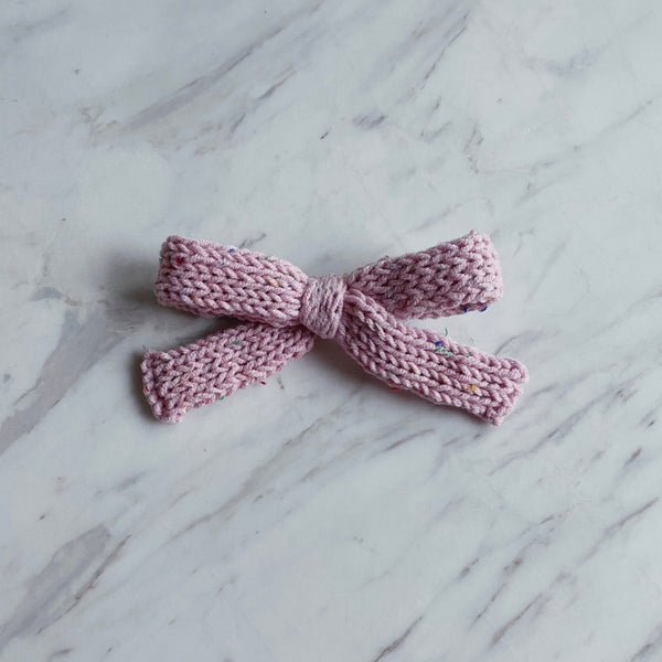 Puffy Hand Knitted Bow
