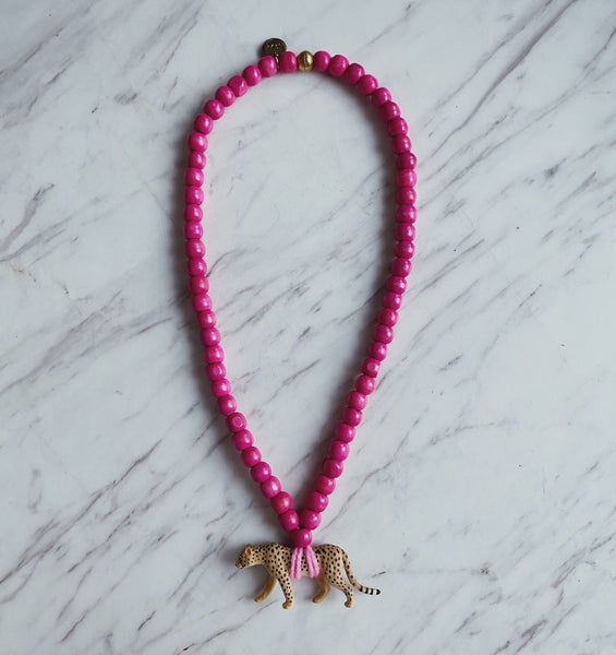 Animal Wooden Beads Necklace