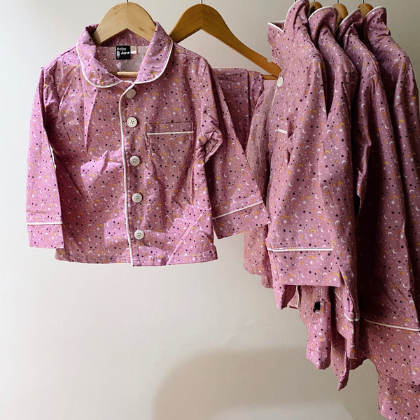 PJ Set - moon & stars on lavender