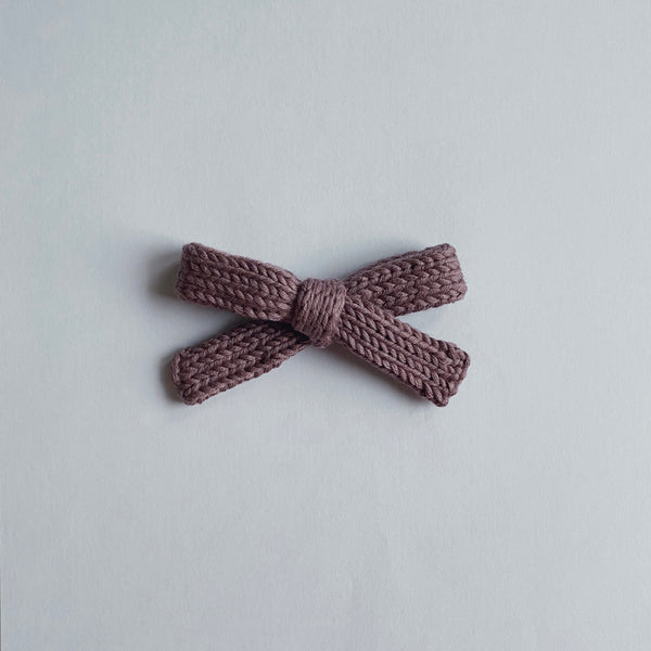 Puffy Hand Knitted Bow