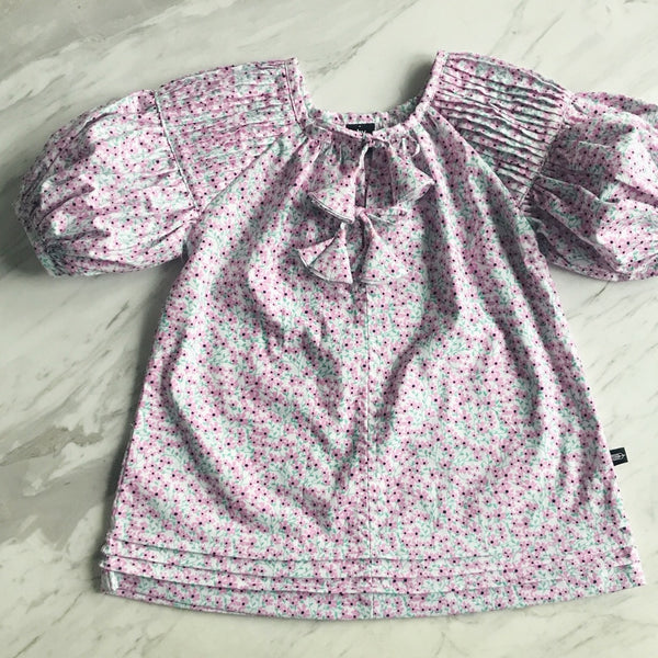 Harriet Smock Dress - pink daisies