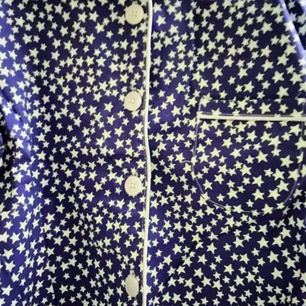 PJ Set - glow in the dark stars on purple (6yo)