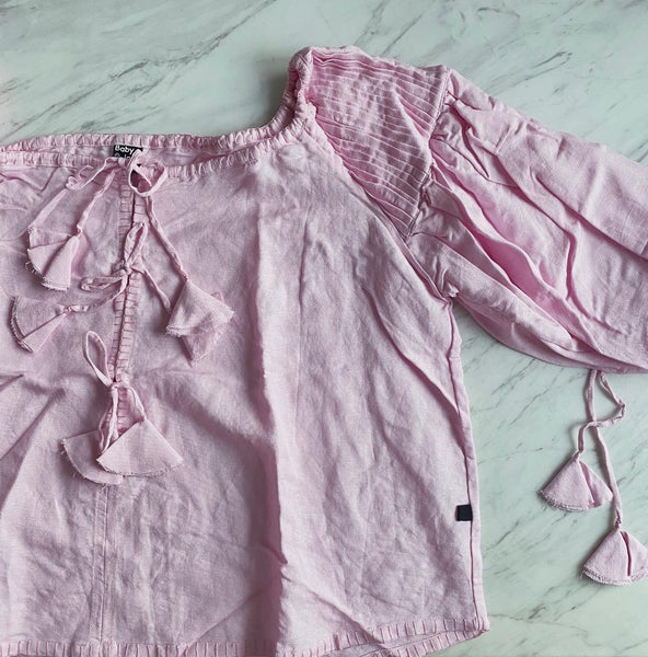 Adult Harriet Smock Top - linen