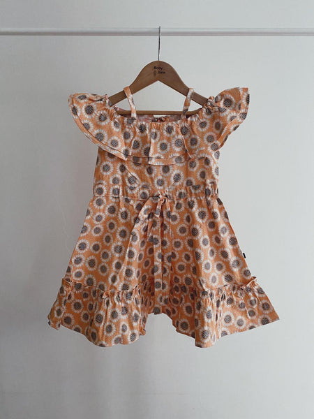 Off-Shoulder Ruffle Dress