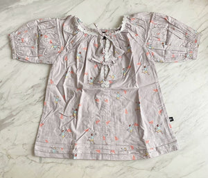 Charlotte Smock Pleated Dress - paperplane