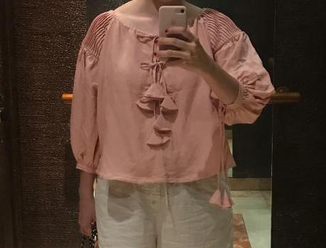 Adult Harriet Smock Top - linen