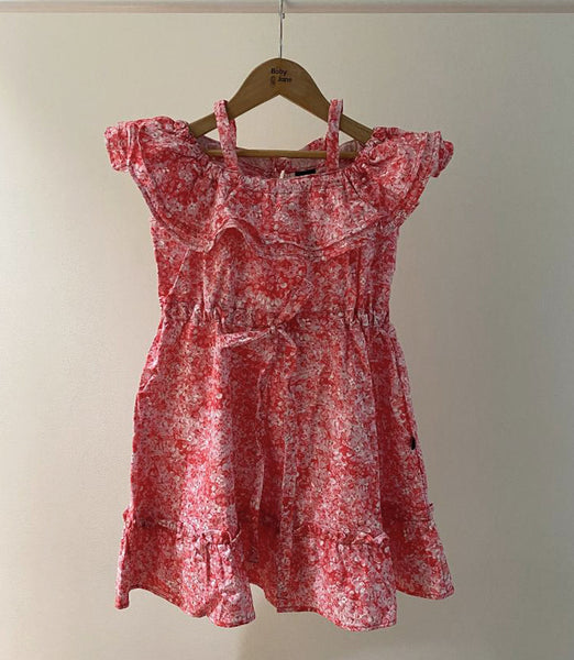 Off-Shoulder Ruffle Dress