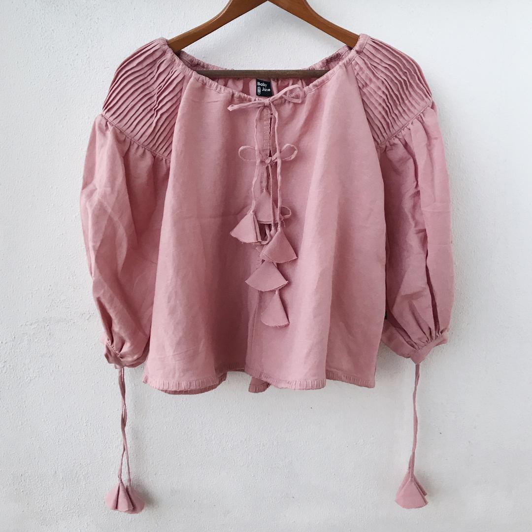 Adult Harriet Smock Top - linen