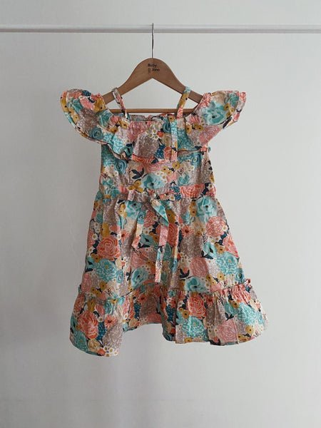 Off-Shoulder Ruffle Dress