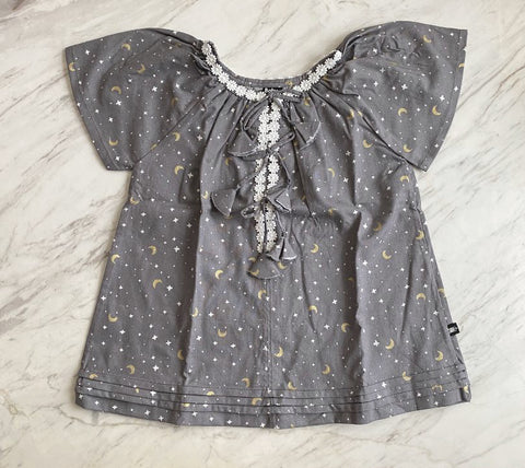 Charlotte Smock-Bell Dress - stars & moons
